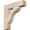 Ekena Millwork Olympic Block Smooth Bracket, Douglas Fir, 5 1/2"W x 28"D x 28"H BKT06X28X28OLY05SDF - alternate 1